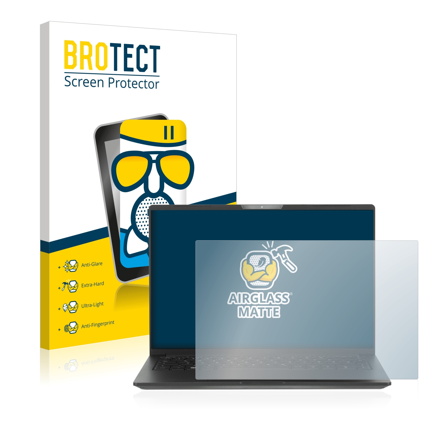 BROTECT Airglass matte Schutzfolie(für Tuxedo G7) Pro 14 InfinityBook