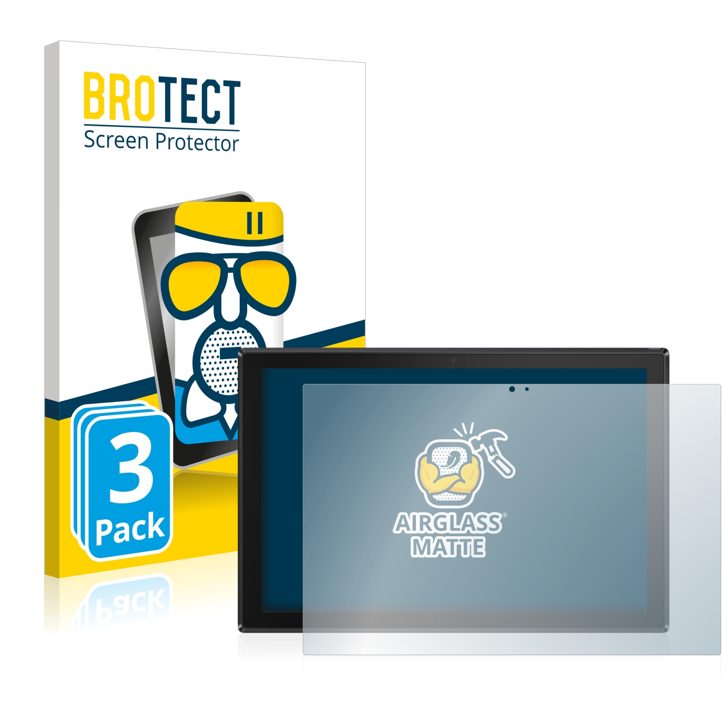 3x ASUS BROTECT Airglass matte Detachable) ExpertBook Schutzfolie(für B3