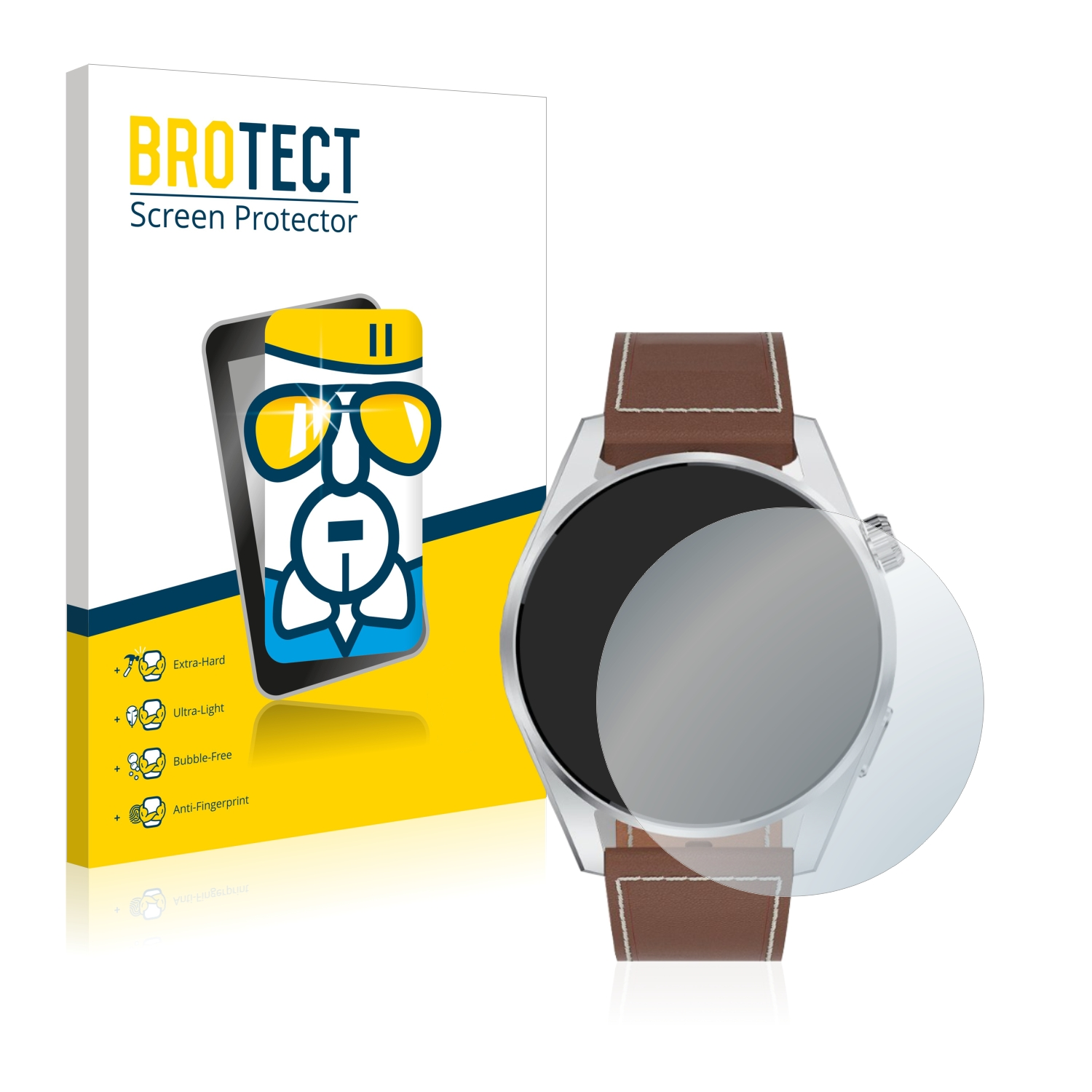 BROTECT Airglass klare Tisoutec Schutzfolie(für Smartwatch)