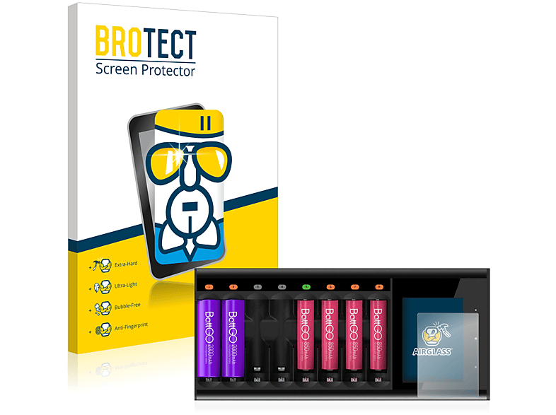 BROTECT Airglass Smart Charger N8) klare Schutzfolie(für ISDT