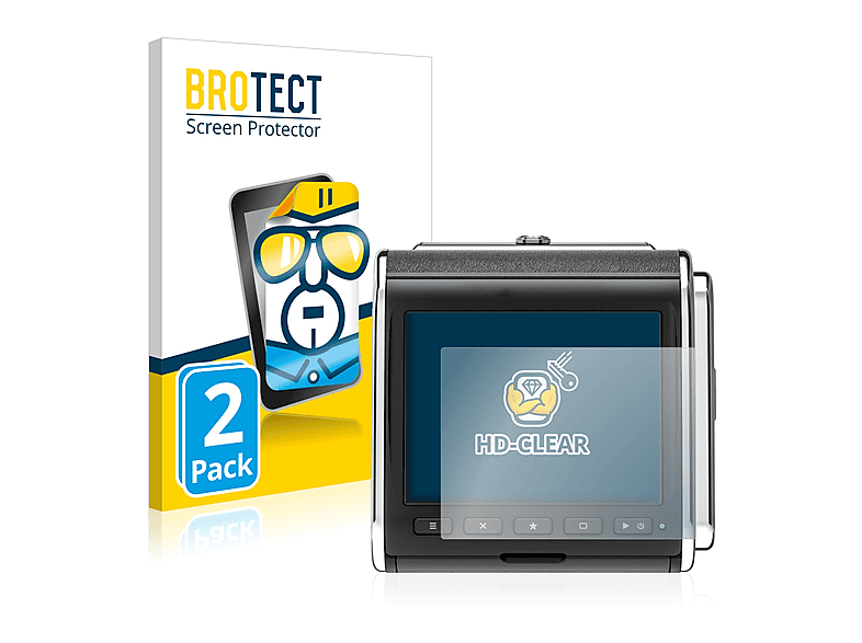 BROTECT Displayschutzfolie Für Hasselblad H4D-40 - 2 Stück, Ultra-Klar | Made In Germany, Kratzfest