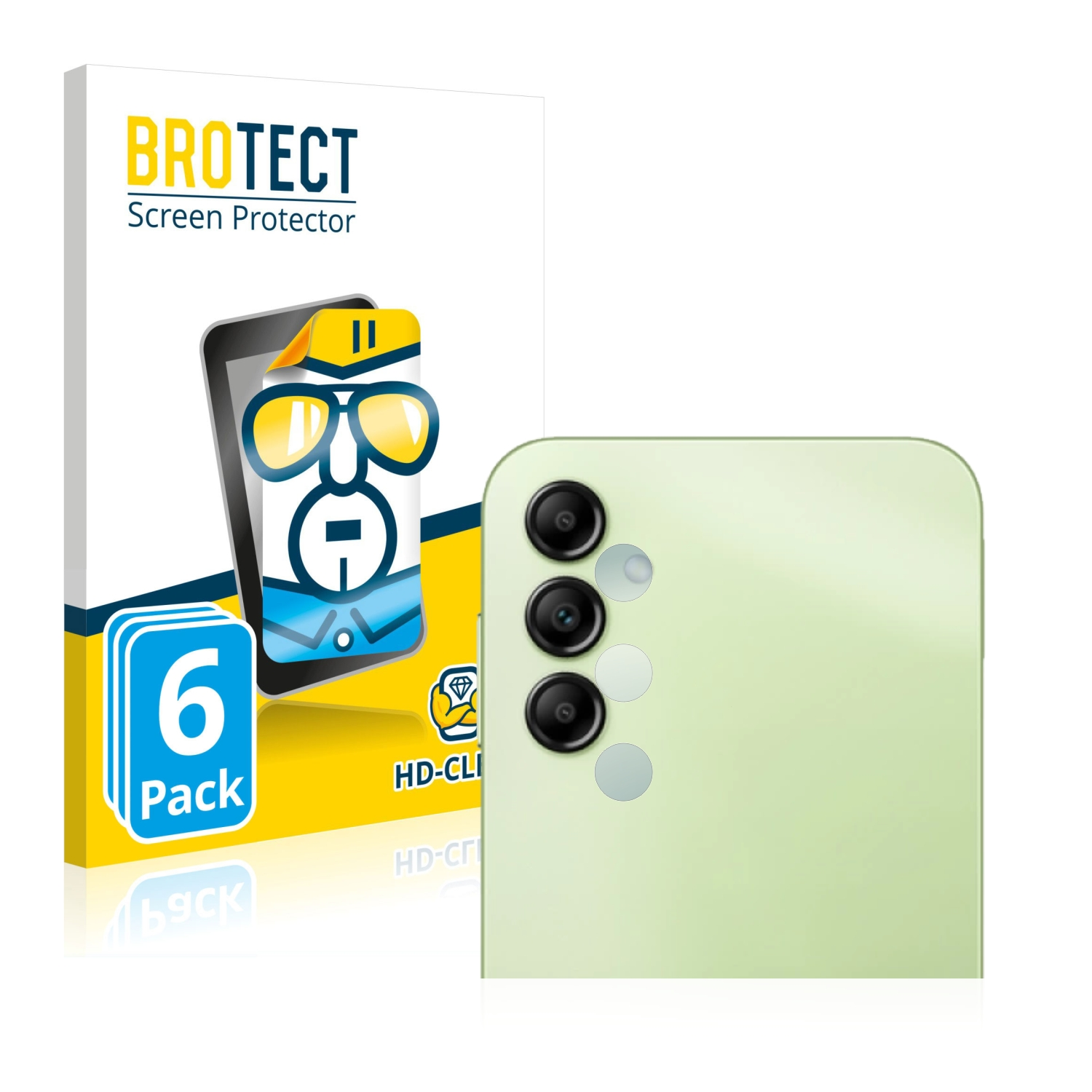 BROTECT 6x klare Schutzfolie(für A14 Samsung 5G) Galaxy