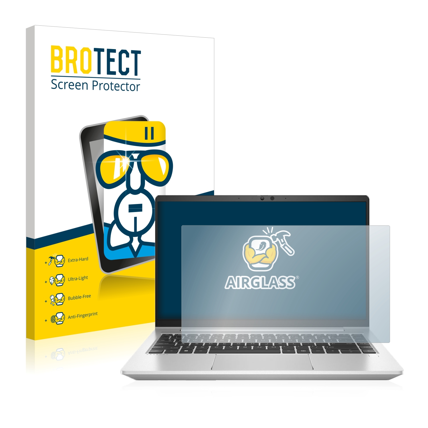 BROTECT Airglass HP klare ProBook 445 Schutzfolie(für G8)