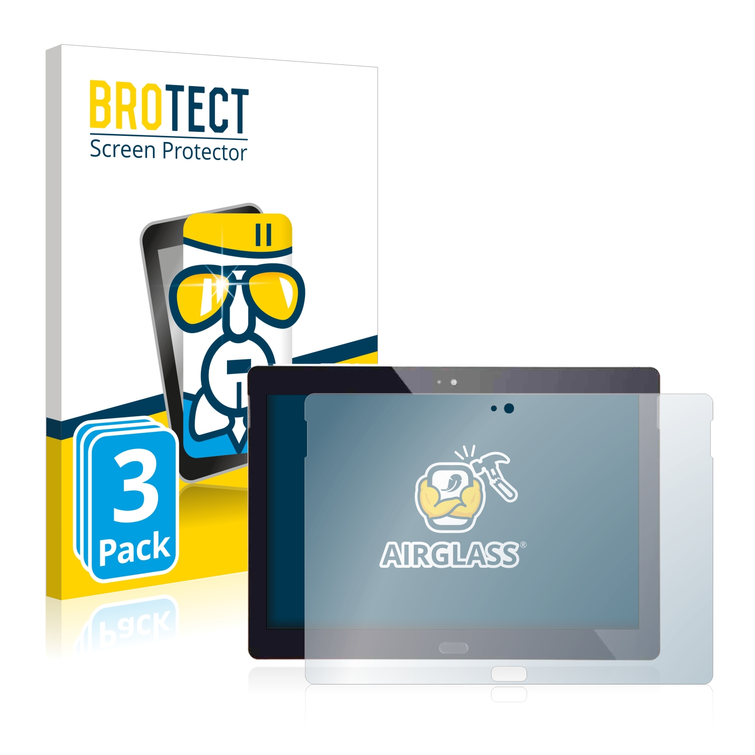 BROTECT 3x Airglass Schutzfolie(für LincPlus X1) klare