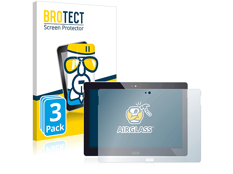 X1) 3x klare BROTECT Airglass Schutzfolie(für LincPlus