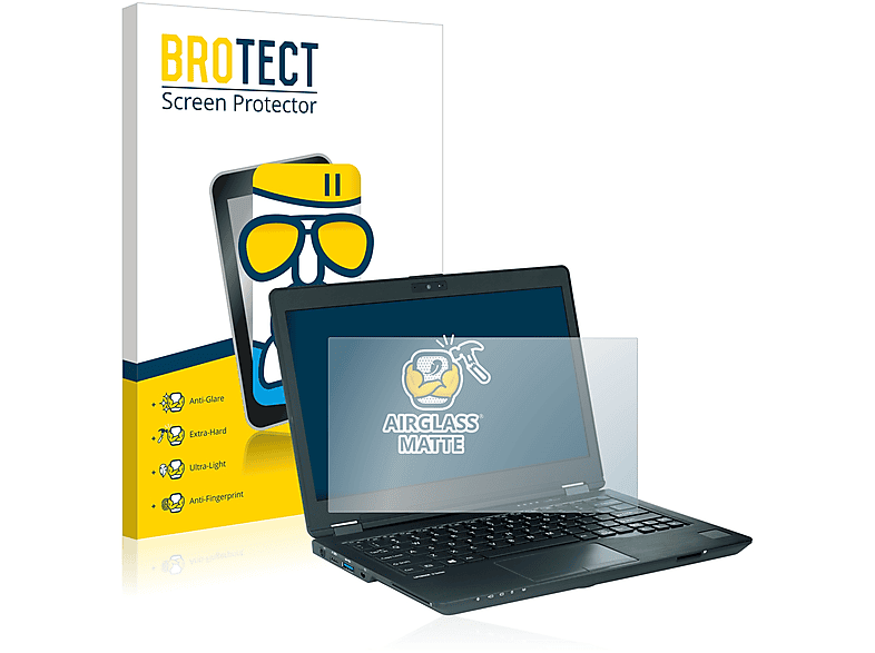 BROTECT Airglass matte Schutzfolie(für Fujitsu U729) Lifebook