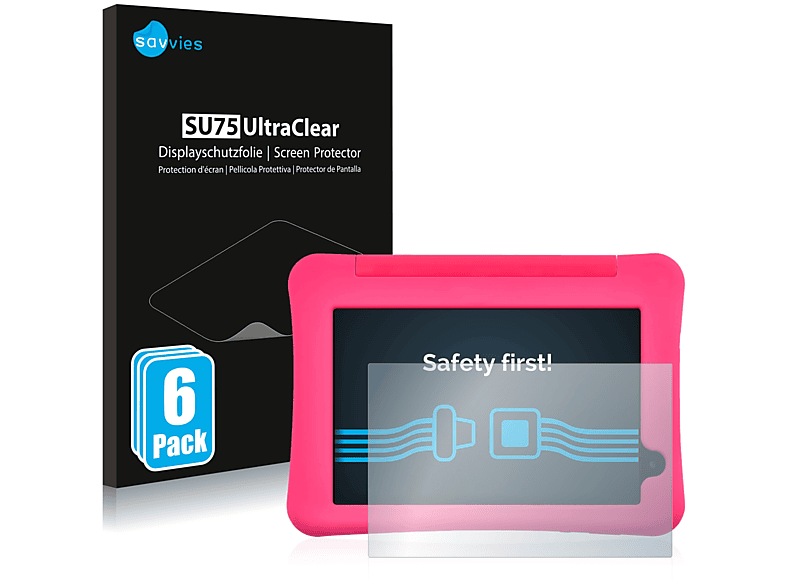 SAVVIES 6x klare Schutzfolie(für SoyMomo Tablet Pro 2.0)