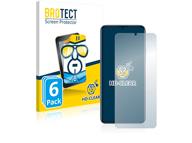 BROTECT 6x klare Schutzfolie(für Huawei Nova Y70 Plus)