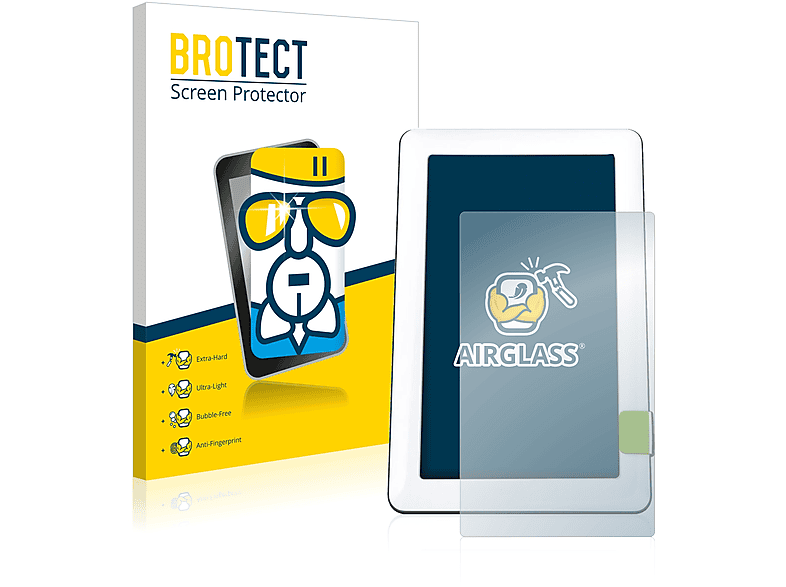 BROTECT Airglass klare Schutzfolie(für Beurer TL 30 (Tageslichtlampe))