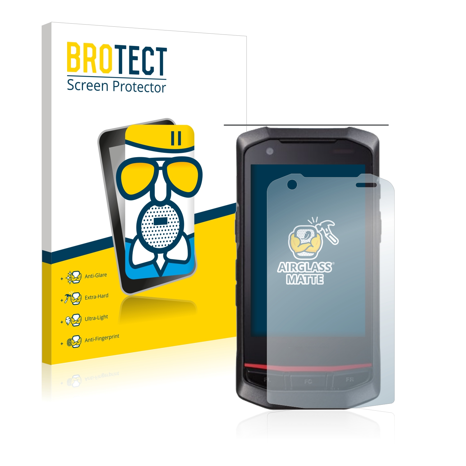 BROTECT Airglass matte Schutzfolie(für Keyence DXW400/ DXA400)