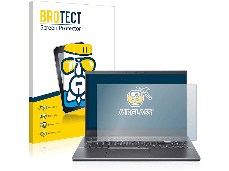BROTECT Airglass klare Schutzfolie(für Acer Aspire 5 A515-57)