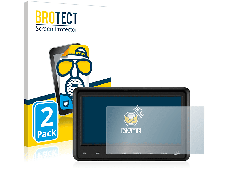 BROTECT 2x matte Schutzfolie(für Sainlogic Professional WiFi Weather Station WS3500)