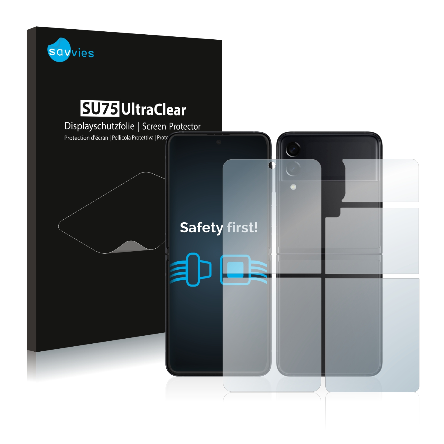 Galaxy Samsung SAVVIES 5G) 18x Flip Schutzfolie(für klare 3 Z