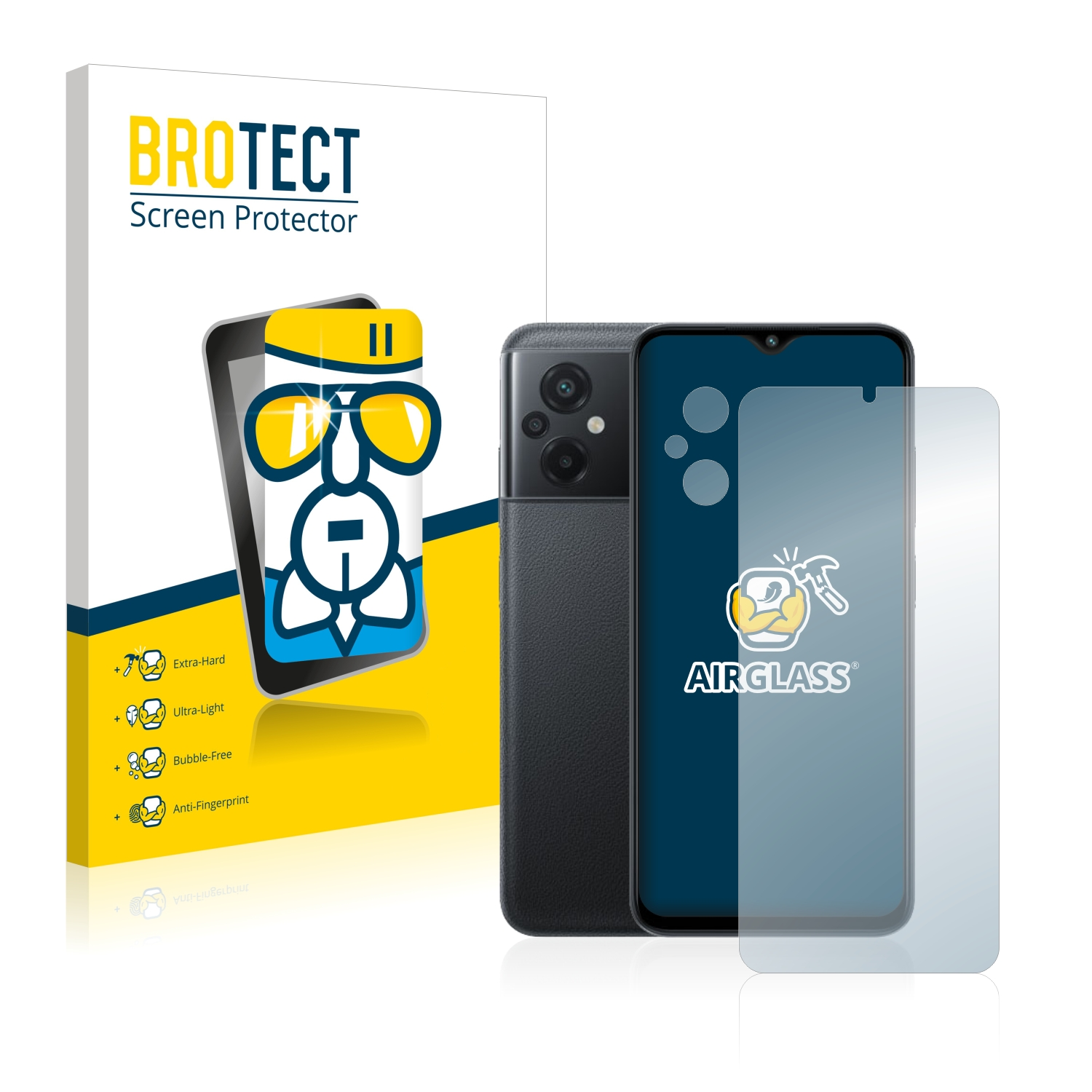 BROTECT Airglass klare Schutzfolie(für Poco M5) Xiaomi