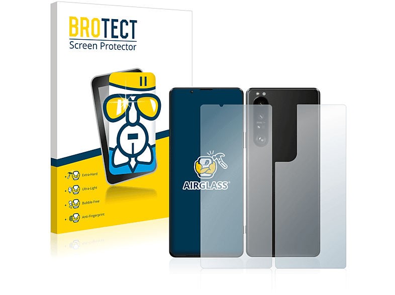 BROTECT III 1 Xperia 5G) Airglass Schutzfolie(für Sony klare