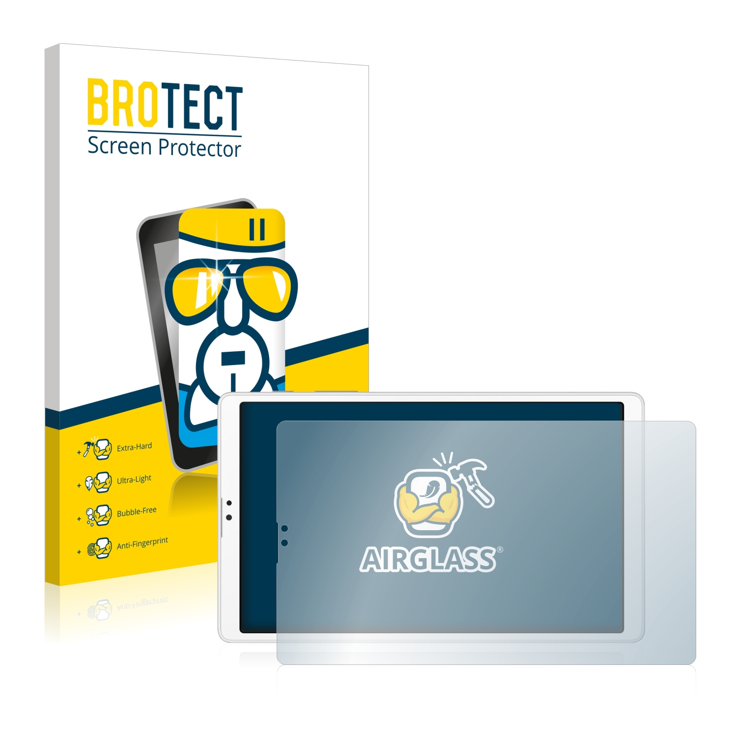 Tab A7 klare Schutzfolie(für Galaxy Samsung 2021 Airglass BROTECT LTE (Hochformat)) Lite