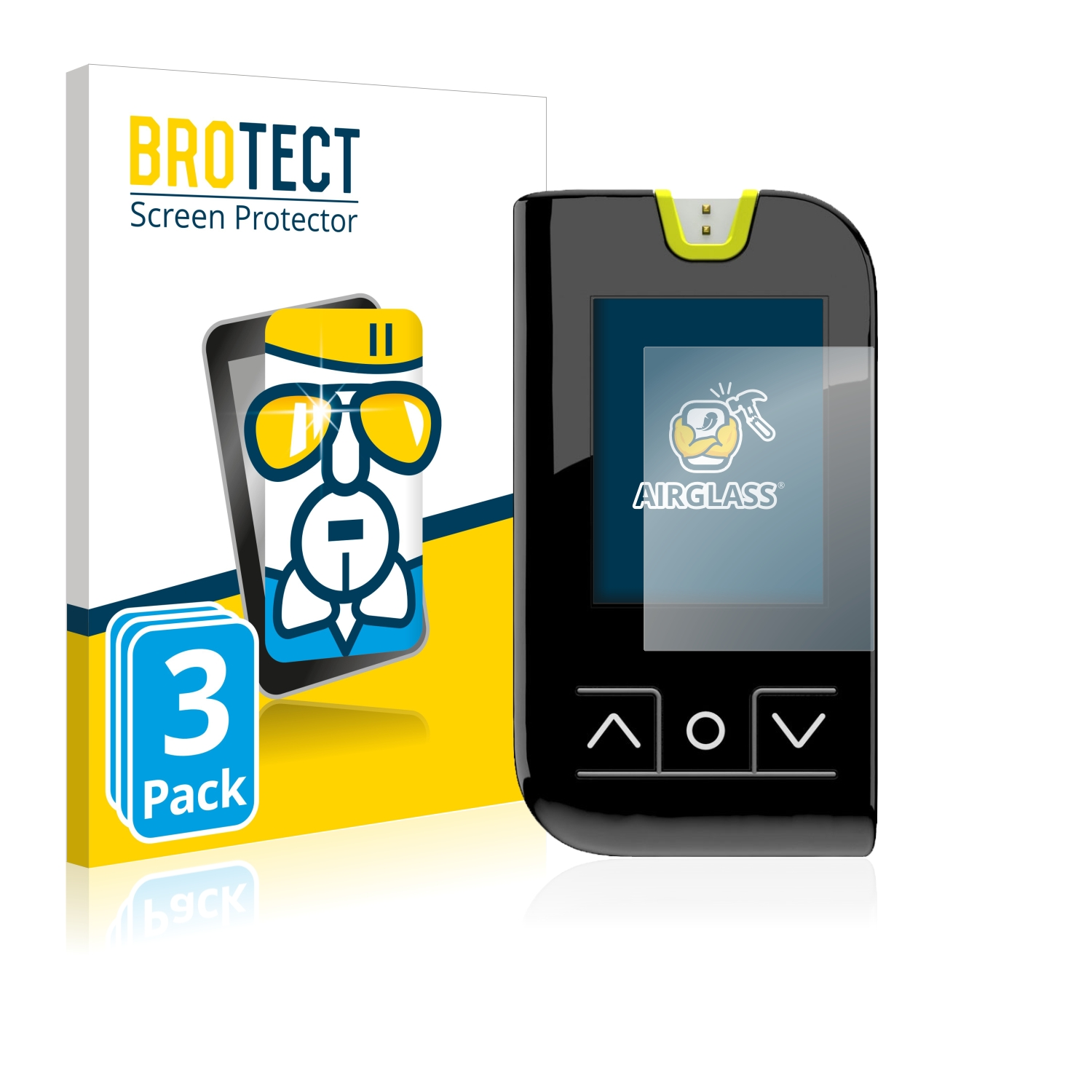 BROTECT 3x klare Unio) Schutzfolie(für Mylife Airglass