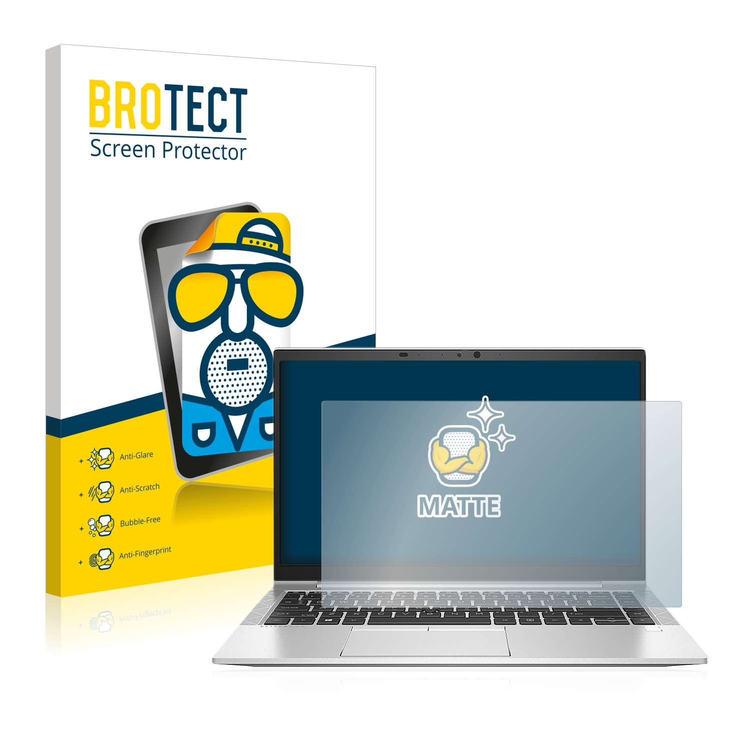 BROTECT matte Schutzfolie(für HP EliteBook G7) 840