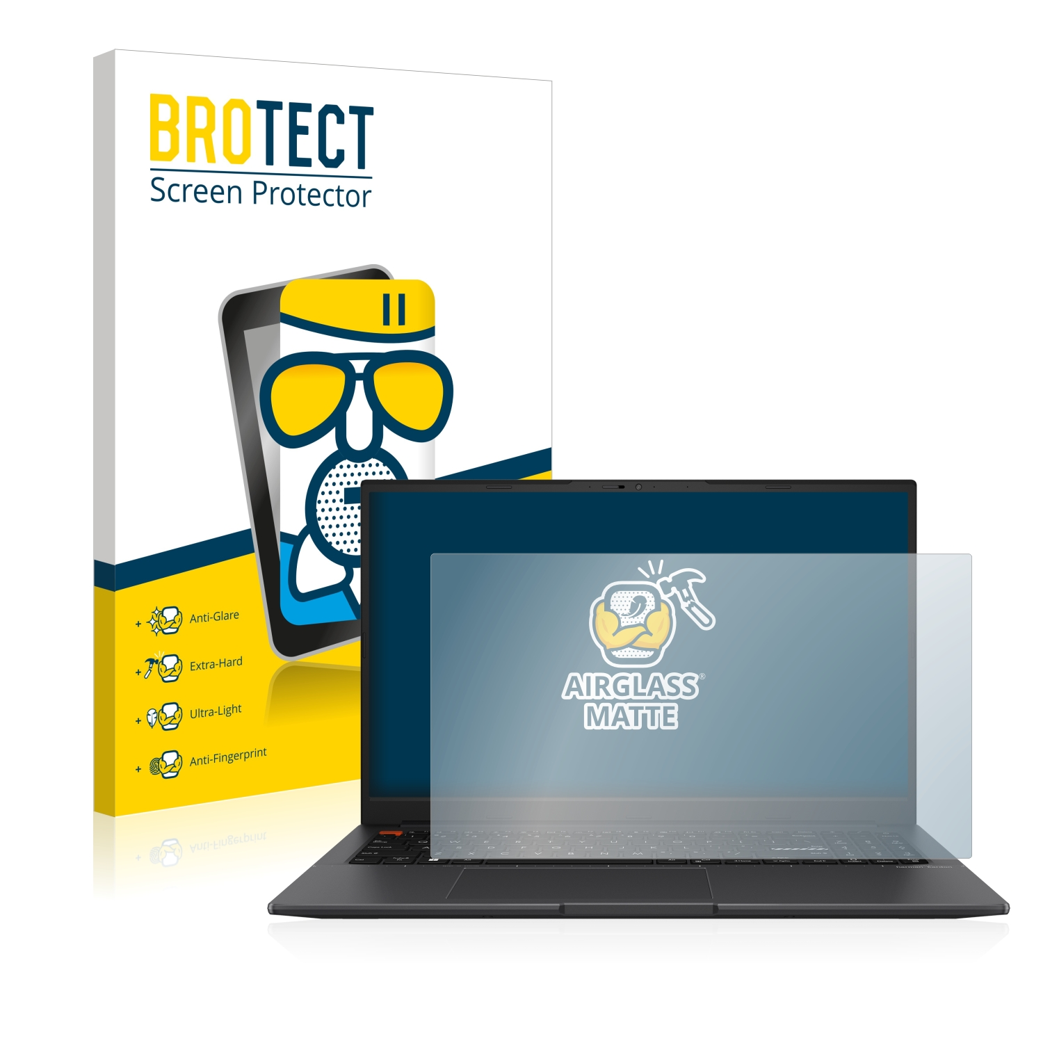 BROTECT Airglass matte Schutzfolie(für OLED) S VivoBook 15 ASUS