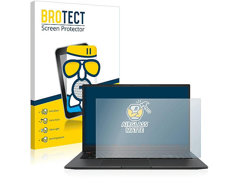 BROTECT Airglass matte Schutzfolie(für ASUS VivoBook OLED) S 15