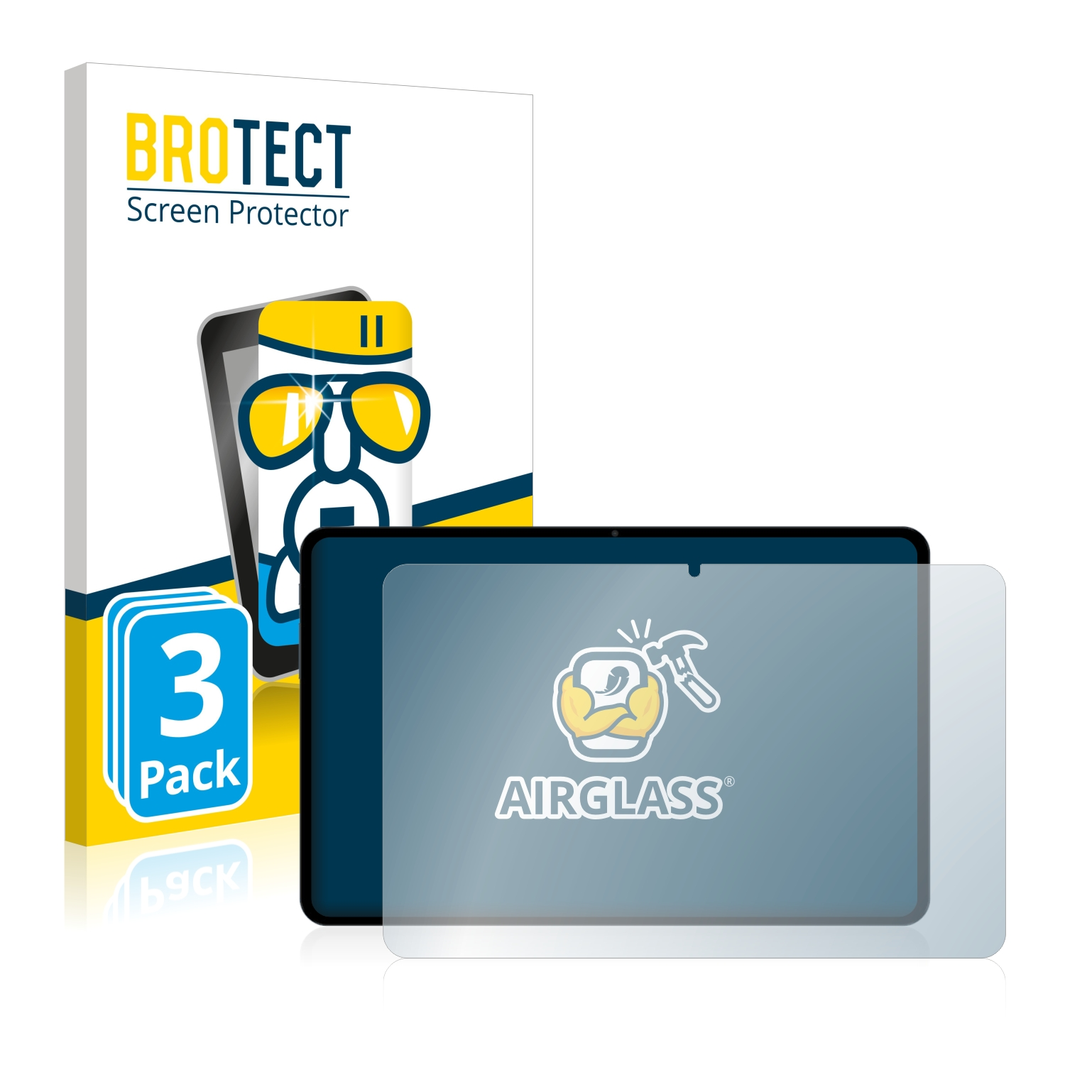 BROTECT 3x Airglass klare Teclast Schutzfolie(für Pro) T40