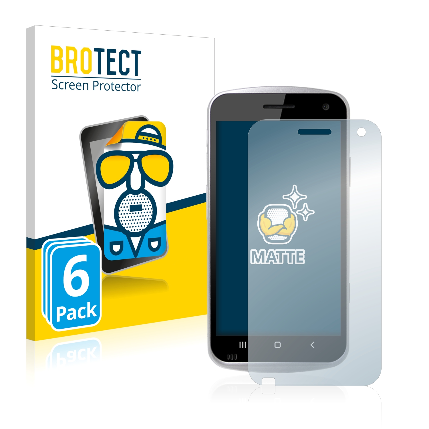 PM30) BROTECT matte 6x Mobile Point Schutzfolie(für