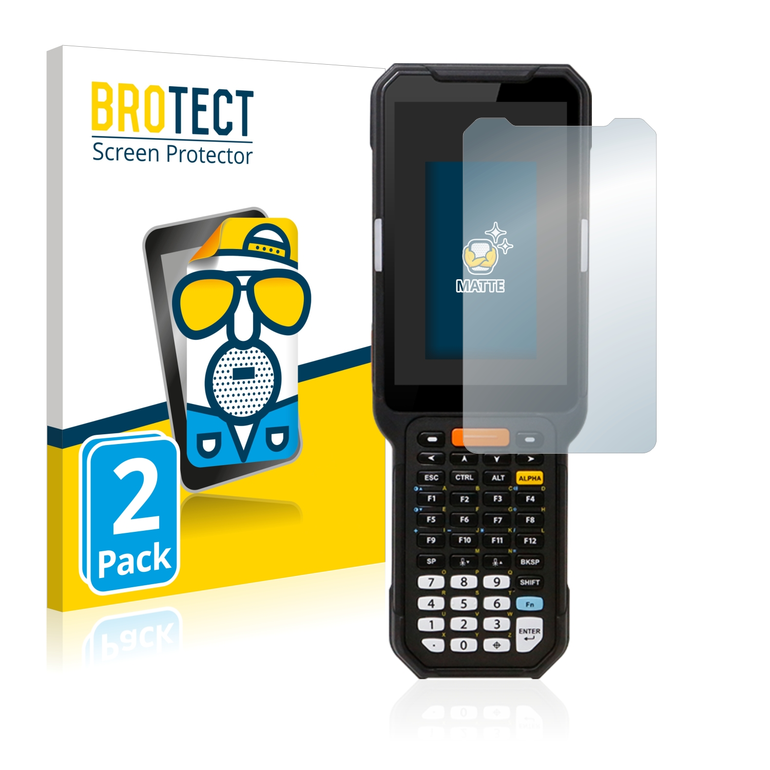 matte BROTECT Mobile PM451) 2x Point Schutzfolie(für