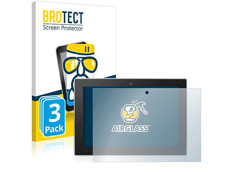 UTC-510D) BROTECT Airglass Advantech Schutzfolie(für klare 3x