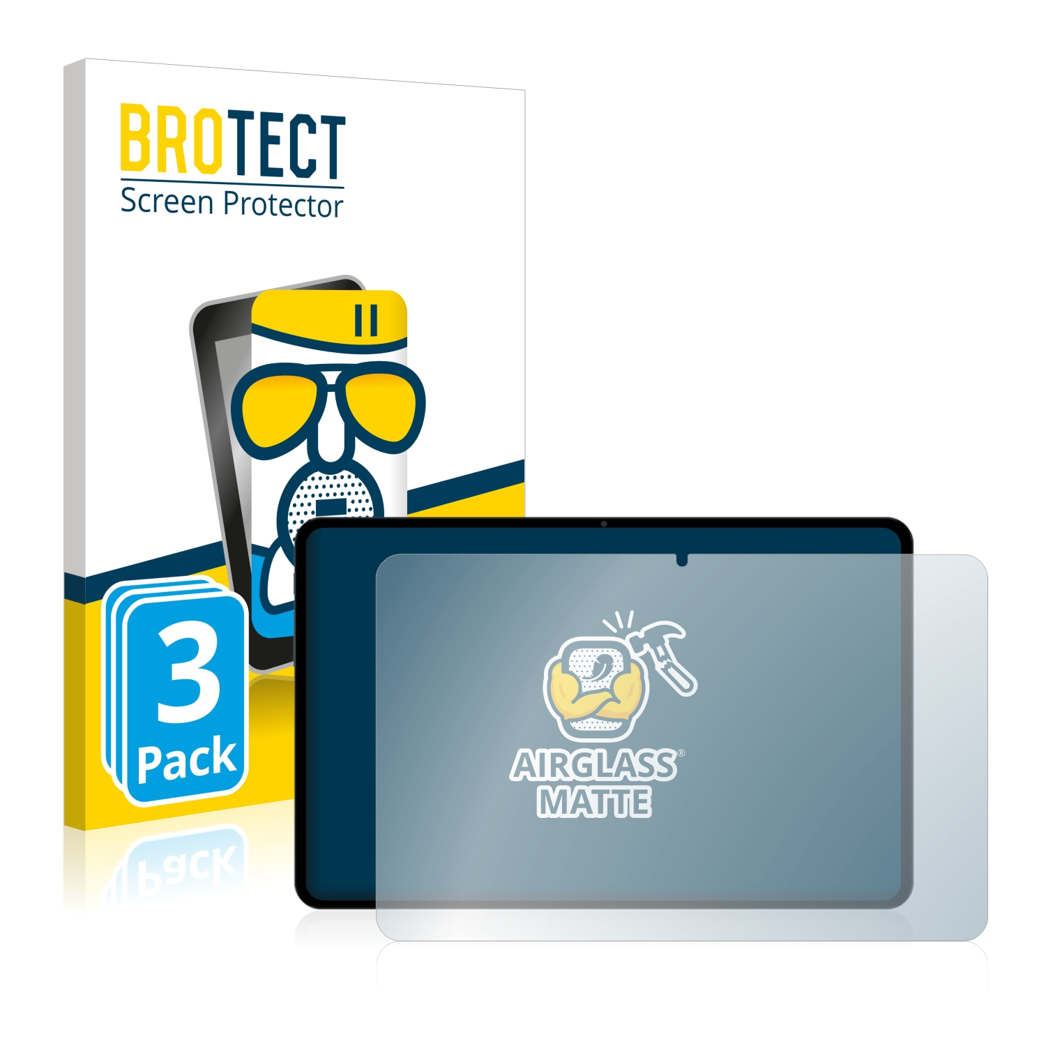 BROTECT 3x Airglass Pro) Teclast T40 matte Schutzfolie(für