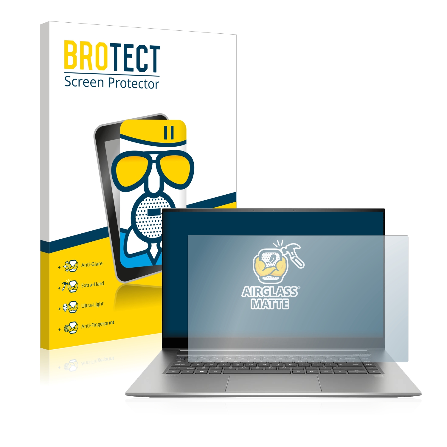 BROTECT Airglass matte Schutzfolie(für HP Studio G8) ZBook 15