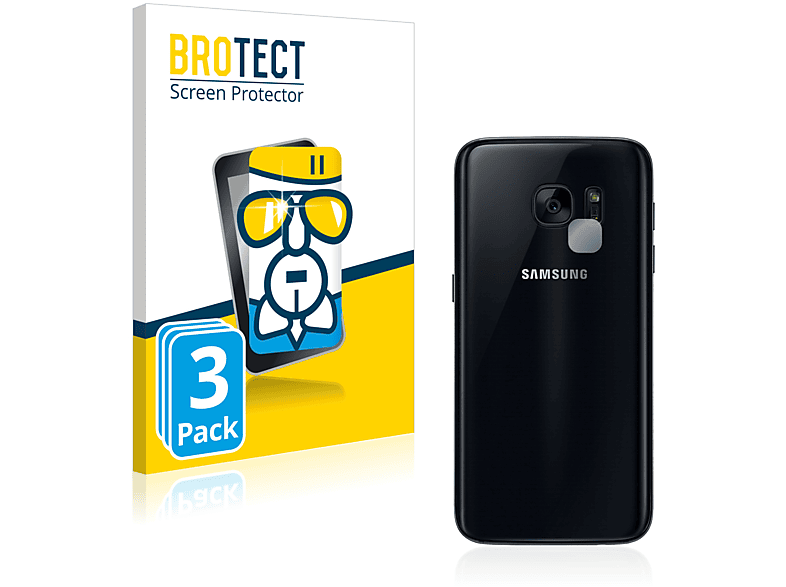 S7) klare 3x Samsung Airglass Schutzfolie(für Galaxy BROTECT
