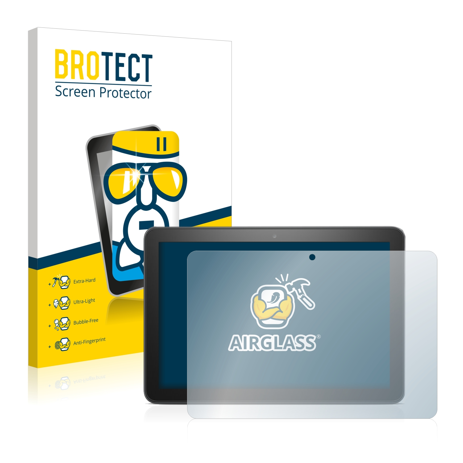 (10. Amazon Fire klare BROTECT 2020 Gen.)) HD Airglass Schutzfolie(für 8 Plus
