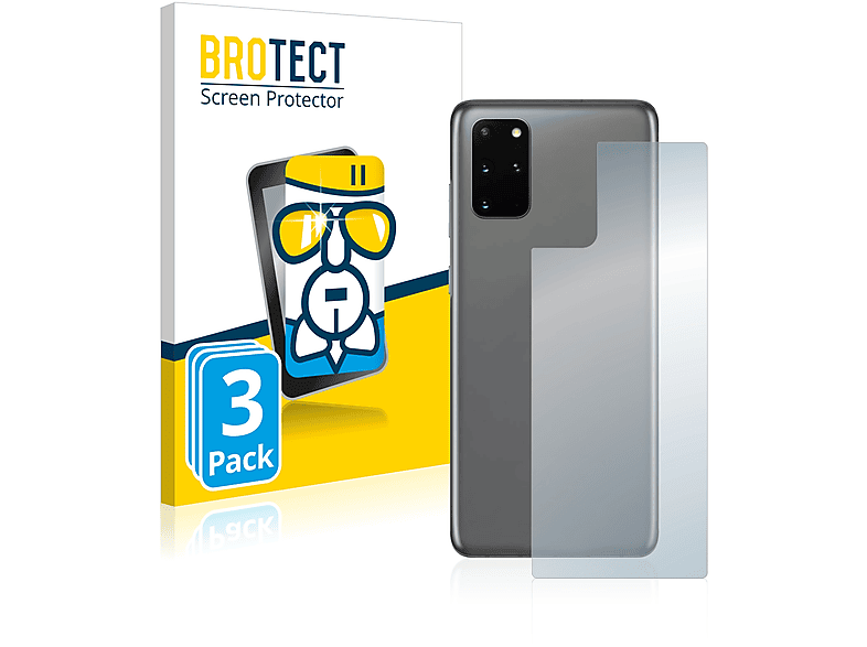 BROTECT 3x Airglass klare Schutzfolie(für Galaxy Samsung S20 Plus)