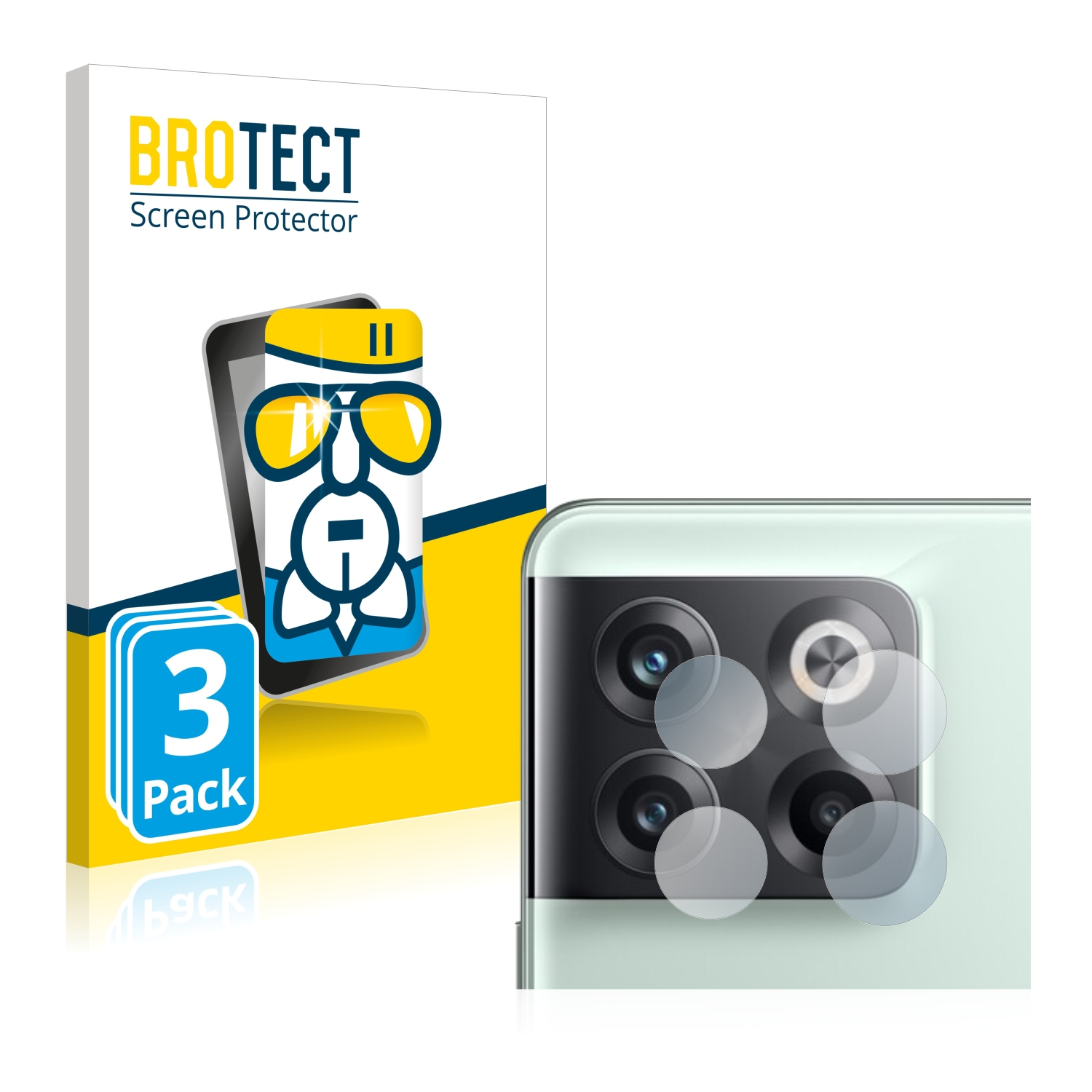BROTECT 3x Airglass klare 10T OnePlus 5G) Schutzfolie(für