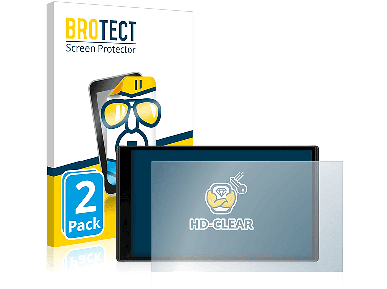 DriveSmart BROTECT Garmin klare Schutzfolie(für 61 LMT-D) 2x