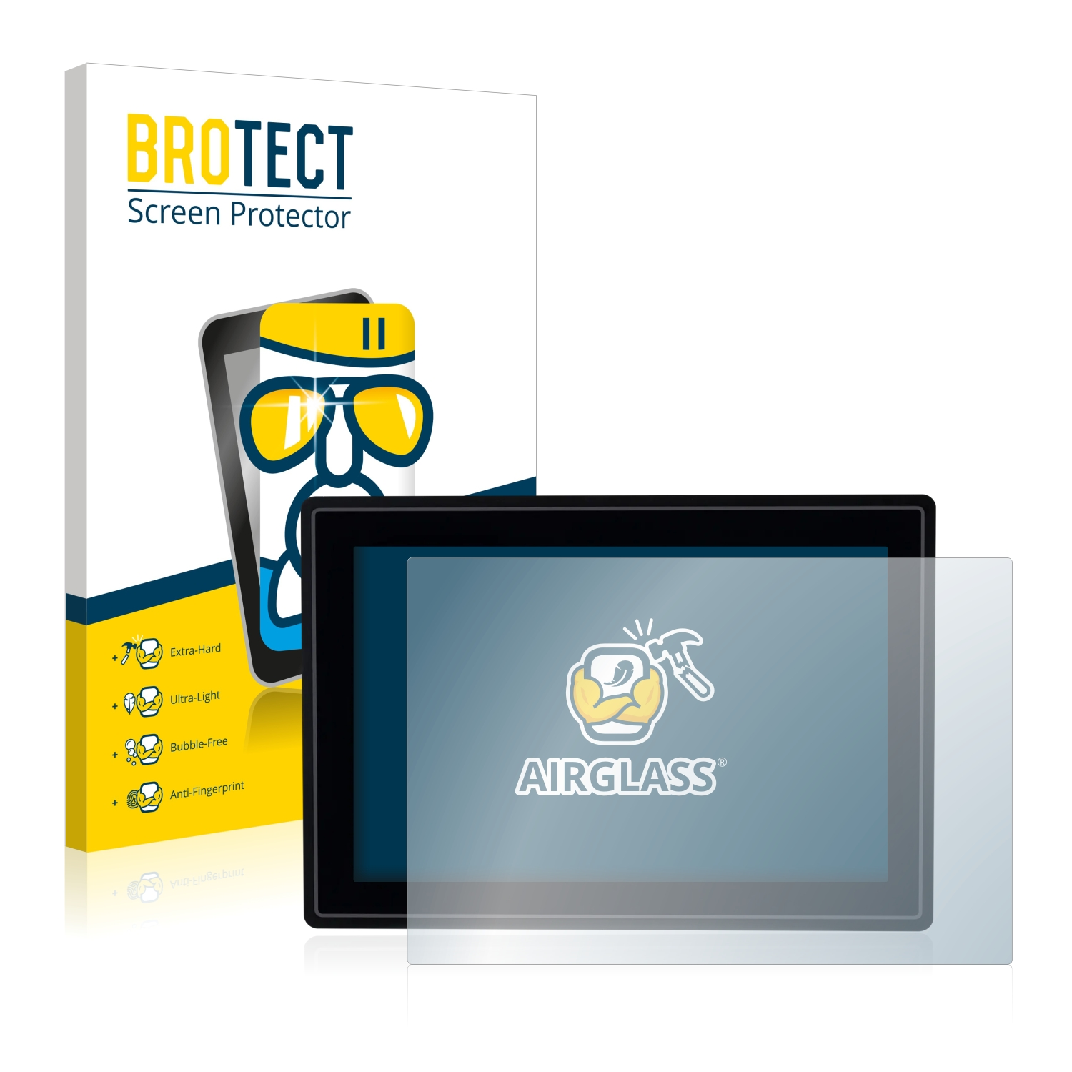 Rollei Smart 100) klare BROTECT Airglass Schutzfolie(für WiFi Frame