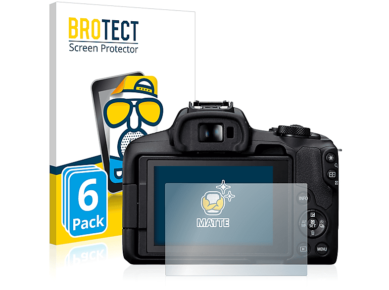 BROTECT 6x matte Schutzfolie(für Canon EOS R50)
