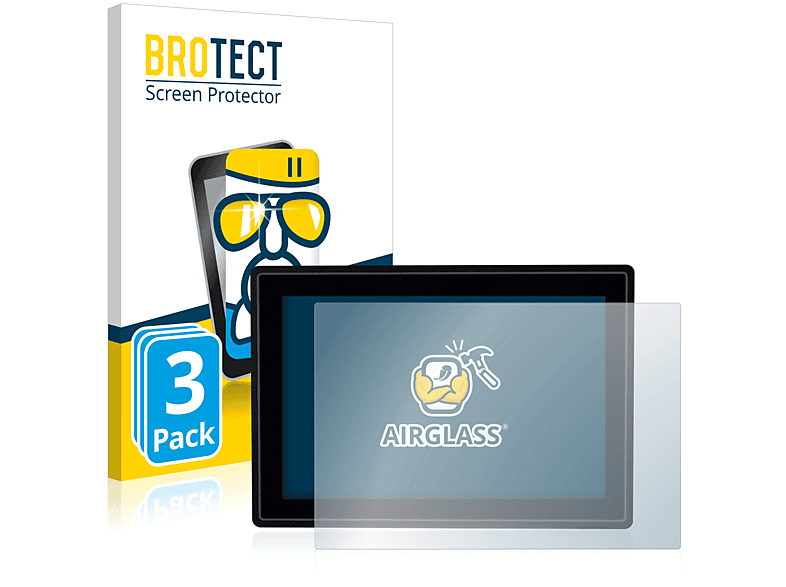 BROTECT Smart Frame Rollei 3x 100) Schutzfolie(für WiFi klare Airglass