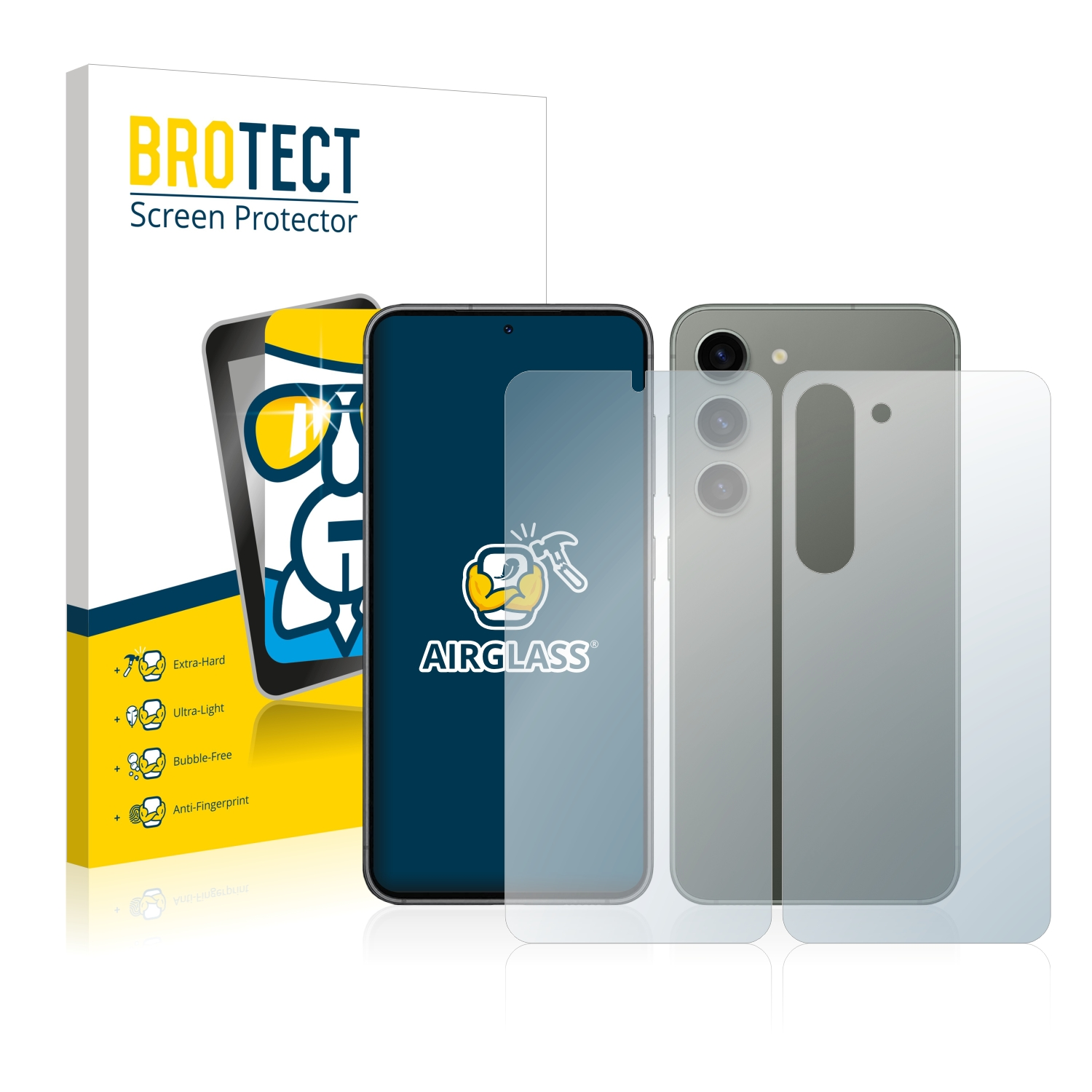 BROTECT Airglass klare Samsung Plus) Schutzfolie(für S23 Galaxy