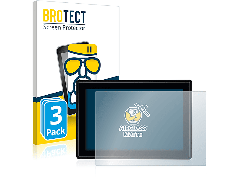 BROTECT 3x Airglass matte Schutzfolie(für Rollei Smart Frame WiFi 100)