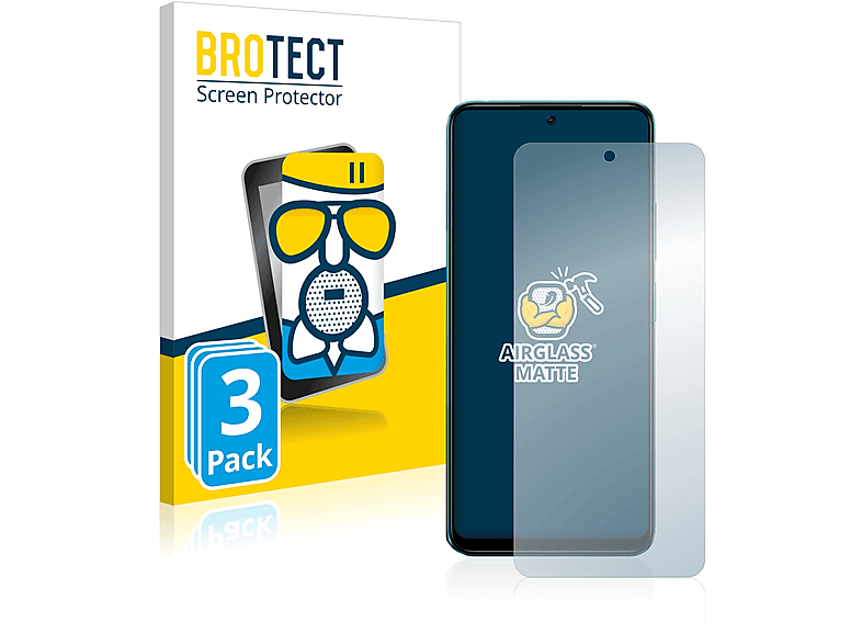 BROTECT 3x Airglass matte Schutzfolie(für Xiaomi Poco X5)