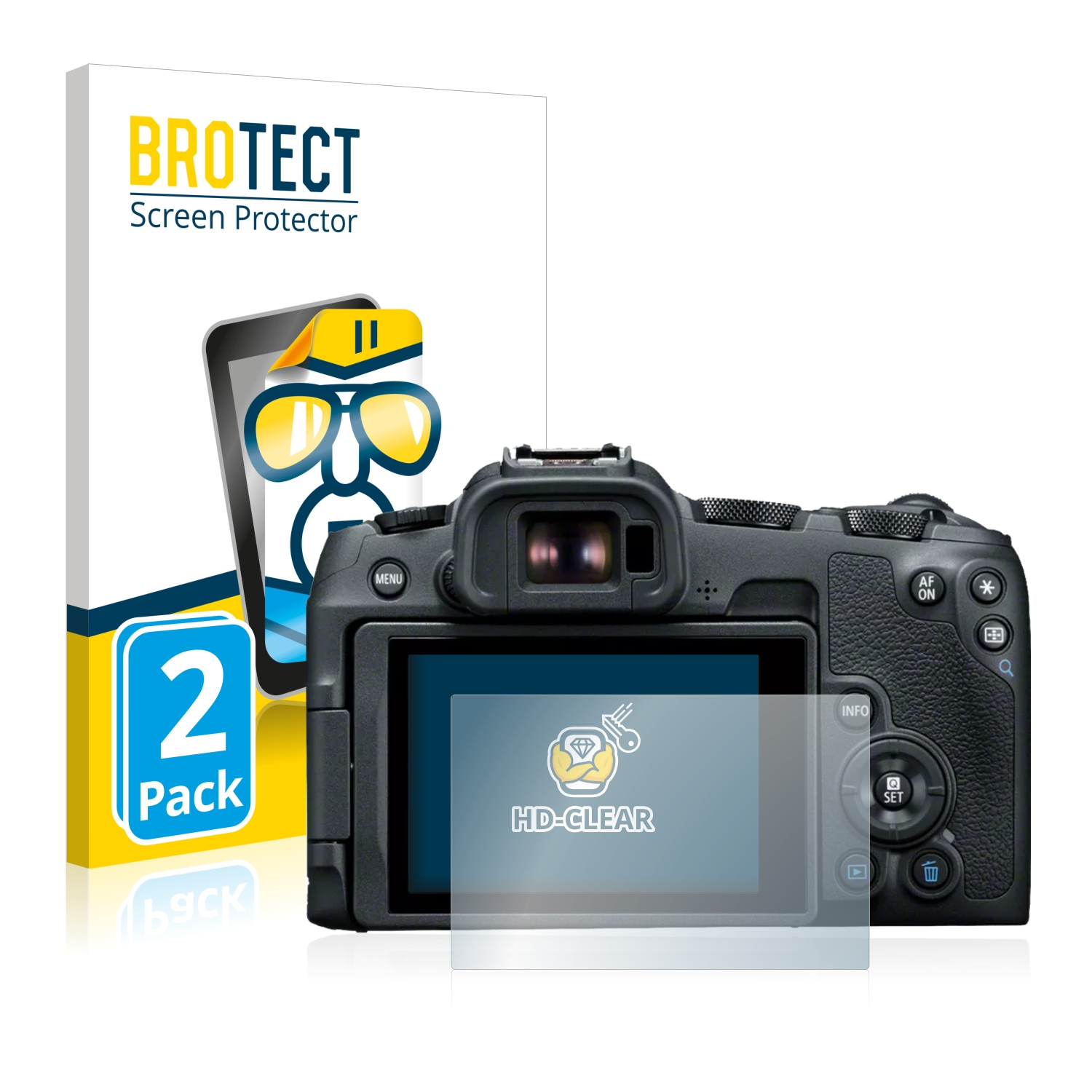 Canon BROTECT R8) Schutzfolie(für EOS 2x klare