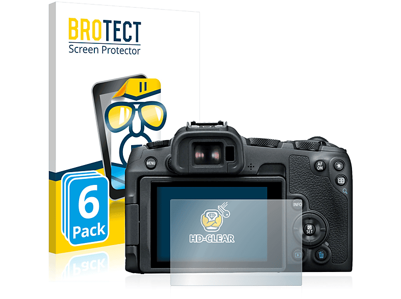 BROTECT 6x klare Schutzfolie(für Canon EOS R8)