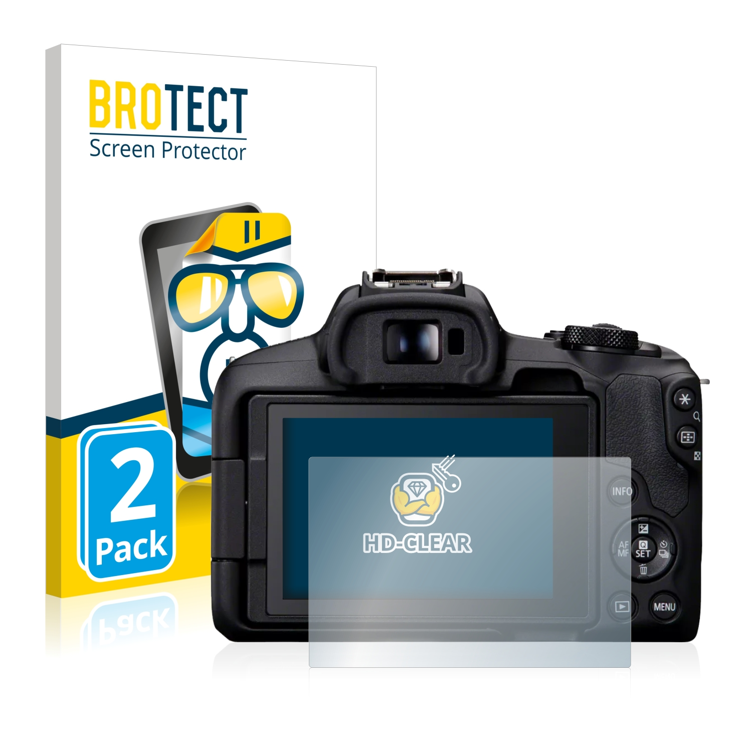 R50) EOS klare Schutzfolie(für Canon 2x BROTECT
