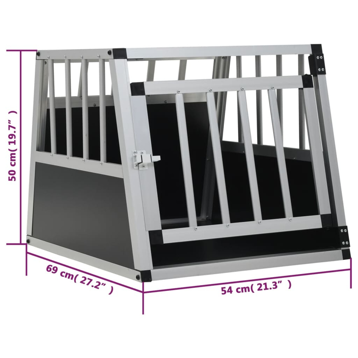 VIDAXL 170666 Hundetransportbox