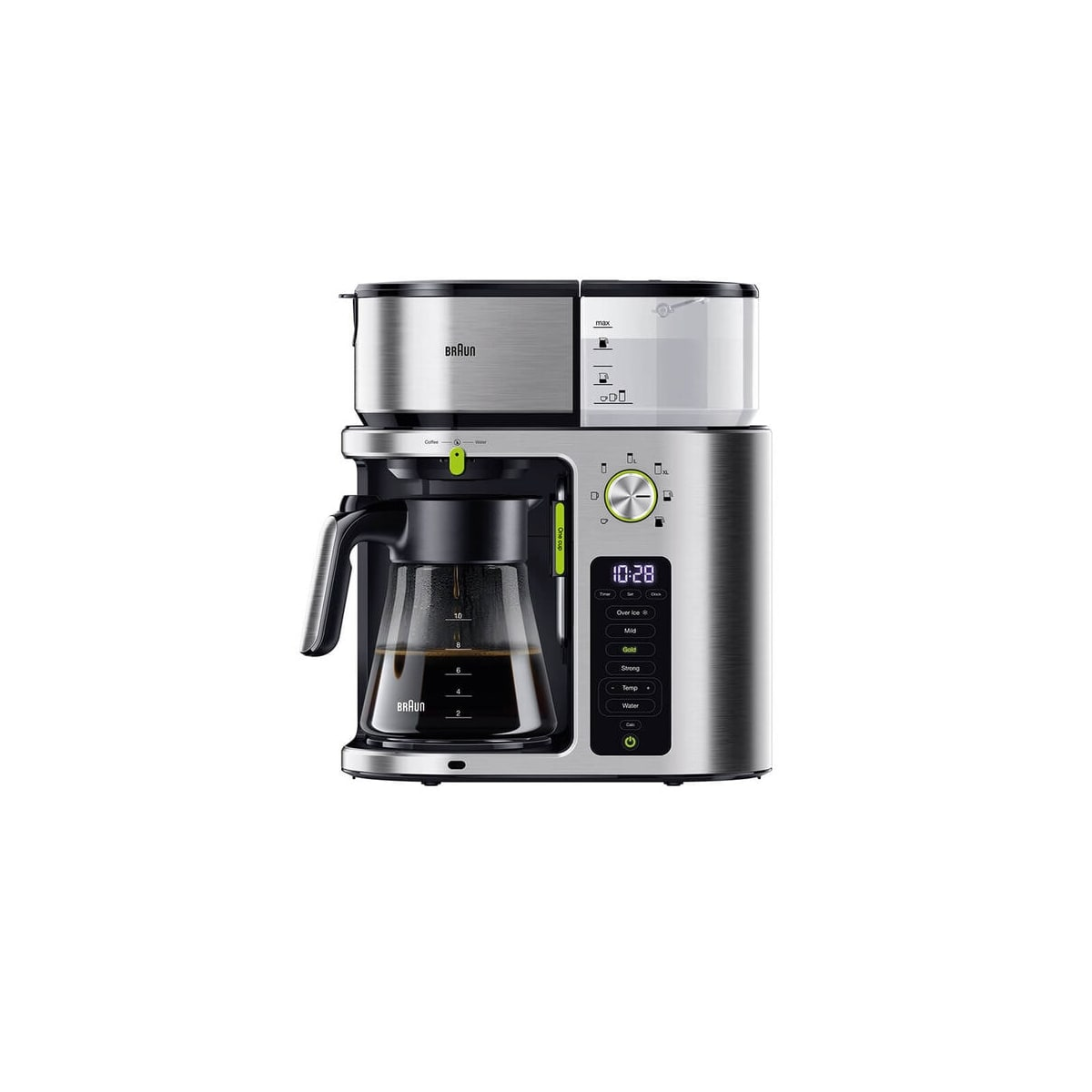 BRAUN HOUSEHOLD MULTISERVE FİLTRE KAHVE MAKİNESİ KF9170SI Filtre Kahve Makinesi Inox