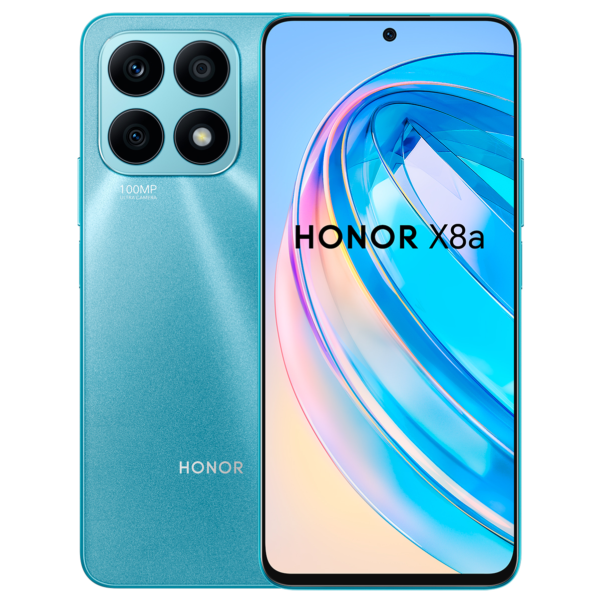 Móvil - X8a HONOR, Aquamarino, 128 GB, 6 GB, 6,7 ", HD+, Mediatek Helio G88 4500 mAhmAh