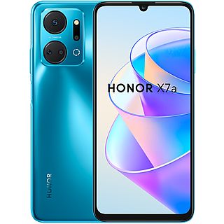 Móvil - HONOR X7a, Azul océano, 128 GB, 4 GB RAM, 6,74 ", HD+, Mediatek Helio G37, 5330 mAh, Magic UI 6.1 basado en Android 12