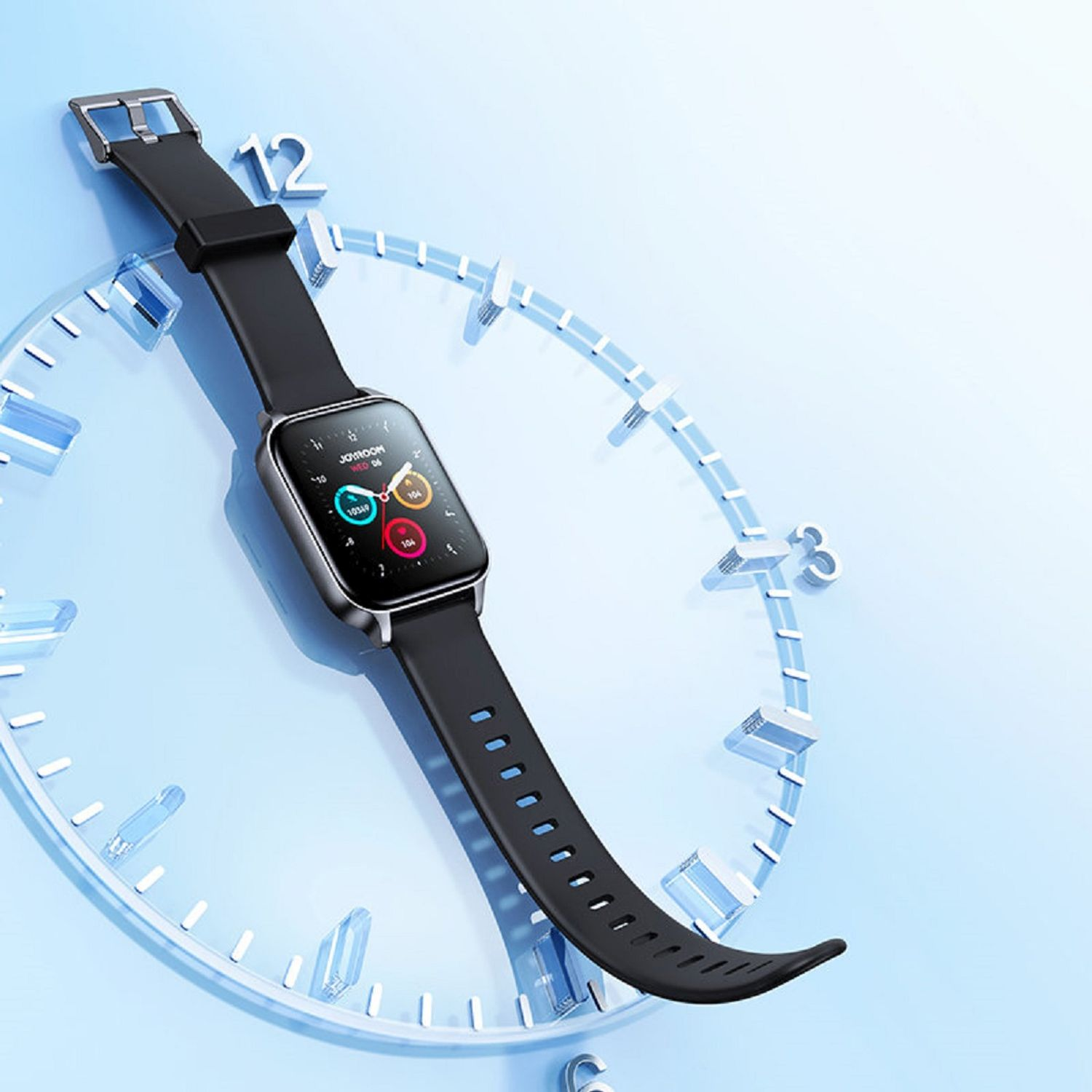 Smartwatch JOYROOM Silikon, Dunkelgrau JR-FT3