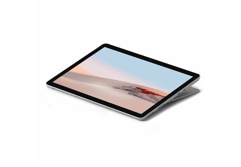 Tablet - MICROSOFT Surface Go 2, Plata, 128 GB, 10,5  Full-HD, 128 GB RAM,  Intel Pentium Gold 4425Y, 2 núcleos, 4 hilos, 1.70 GHz, 2 MB, Windows 10  Home (32 bit)